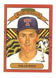   Nolan Ryan Donruss Trading Card #659   Wrong Back Variety 2  