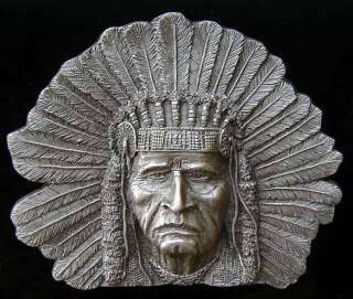   sized belt buckle. A little bit of history on Chief Sitting Bull