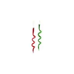   Christmas Brites Green Spiral Twirl Icicle Ornament