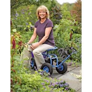  Deluxe Tractor Scoot with Bucket Basket Patio, Lawn 