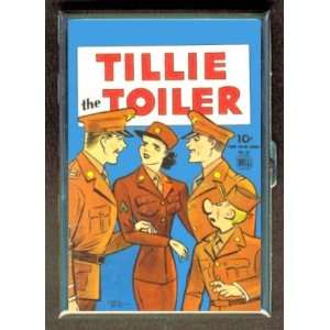  TILLIE THE TOILER COMIC BOOK 40s ID Holder Cigarette Case 
