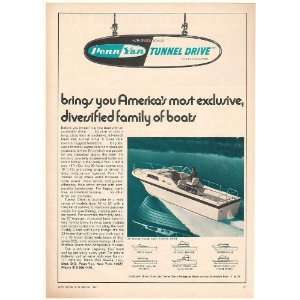   23 Avenger Cuddy Cabin Tunnel Boat Print Ad (51298)
