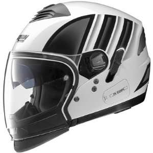    Nolan N43E Voyage White/Black Full Face Helmet (XL) Automotive