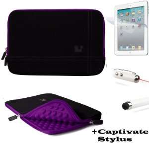  2 Tone Color Protector Carrying Sleeve with Accessories 