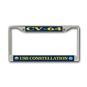  USS Constellation CV 64 License Plate Frame Everything 