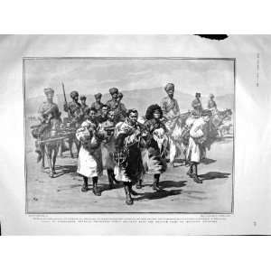  1904 TIBETAN PRISONERS BRITISH WAR CAMP BURDETT HANOVER 