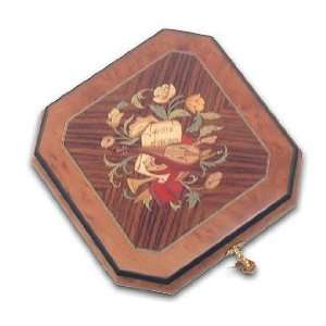  36 Note Gorgeous Grand Octagonal Musical Jewelry Box with 