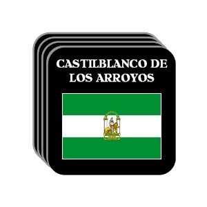   )   CASTILBLANCO DE LOS ARROYOS Set of 4 Mini Mousepad Coasters