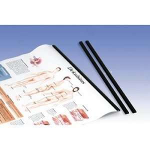  Rods for charts, black, pair, 98 cm Health & Personal 