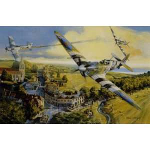     Spitfire Ace Hap Kennedy World War II Aviation Art