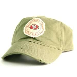  San Francisco 49ers Tattered Patch Slouch Fit Baseball Hat   Green 