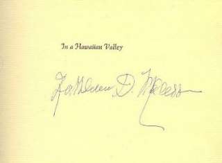 Signed`HAWAIIAN VALLEY~K Mellen~Madge Tennent~HAWAII  