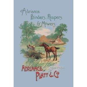  Vintage Art Adriance Binders, Reapers and Mowers   07597 x 