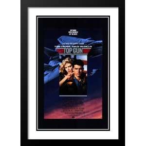 Top Gun 20x26 Framed and Double Matted Movie Poster   Style A   1986 