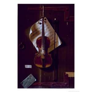   Giclee Poster Print by William Michael Harnett, 12x16