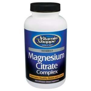 Vitamin Shoppe   Magnesium Citrate Complex, 160 mg, 300 capsules