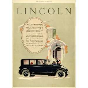  1926 Ad Lincoln Motor Ford Car Column Household Family 