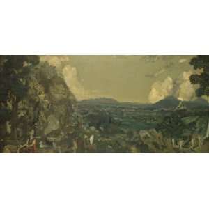  FRAMED oil paintings   Arthur Bowen Davies   24 x 12 