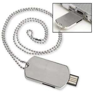  Dog tag 2GB USB Drive Electronics