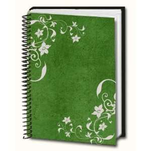   Green Floral Journal (Spiral) Rocky Heights Print and Binding Books