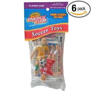 Energy Club Candy n Soccer Toys, 0.5 Ounce Bags (Pack of 6)  