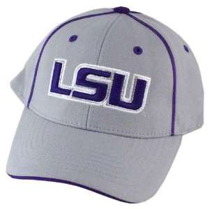 LSU Tigers Platinum Heisman Style Flex Fit Hat  Sports 