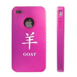  iPhone 4 4S 4G Hot Pink D911 Aluminum & Silicone Case Cover Chinese 