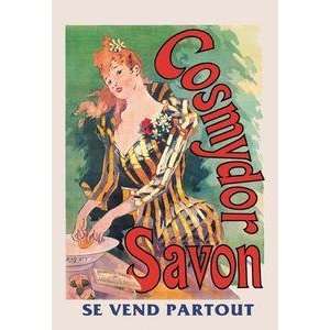   poster printed on 12 x 18 stock. Cosmydor Savon