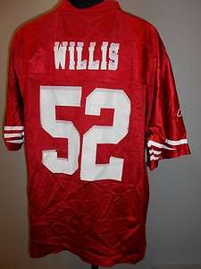   IRREGULAR Patrick Willis San Francisco 49ers MENS Medium M Jersey UYS