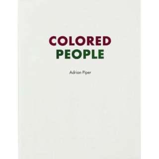  Colored People A Collaborative Book Project 