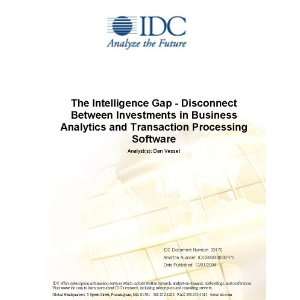   Business Analytics and Transaction Processing Software IDC, Dan