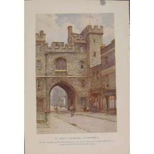   Painting By Haslehust St Johns Gatehouse Clerkenwell