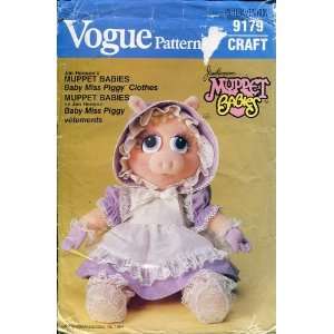 Vogue Craft Patterns #9179 ~ Jim Hensons Muppet Babies Baby Miss 