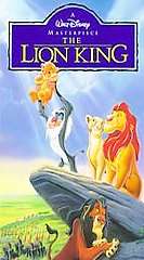 The Lion King VHS, 1995  
