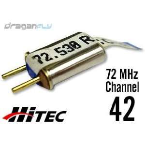  Hitec RC Receiver Crystal Channel 42 72MHz Rx Xtals Toys 