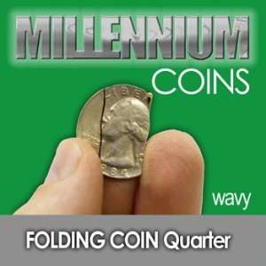  Folding Quarter   Wavy Cut   Millenium 