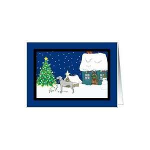  Christmas Lights Weimaraner Christmas Card Card Health 