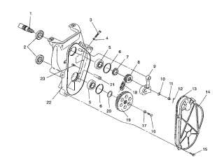 New Polaris Chaincase Inner Housing 5130849 440 RXL XLT  