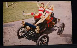 1901 Curved Dash Oldsmobile 1Cylinder Car Auto Postcard  