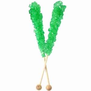 Rock Candy Sticks Unwrapped Lime 120ct  Grocery & Gourmet 