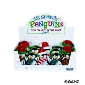  Ganz Lil Stretchy Penguins Red & White Toys & Games