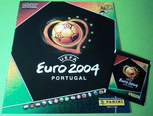 Panini EM EURO 2004 Leeralbum 2. Wahl + Tüte pack  