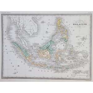  Huot Map of Malaysia (1867)