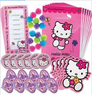 Hello Kitty Party Supplies Favor Value Pack with 48 pieces 