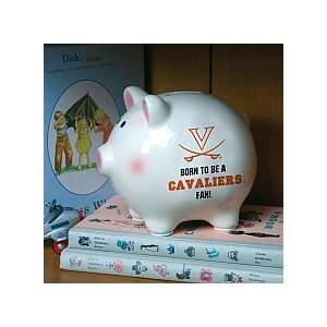  University of Virginia Cavaliers Born To Be Ceramic Piggy 