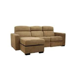  LER 005 Tan Sofa/Chaise Reverse LFC Baxton Studio Holcomb 