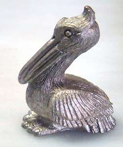 Spoontiques Animal kingdom pewter miniature Pelican / stained glass 