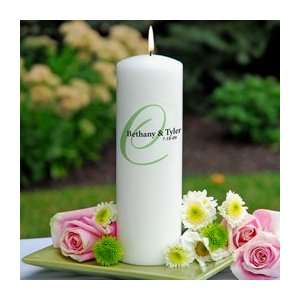 Elegance Personalized Unity Candle    Home 