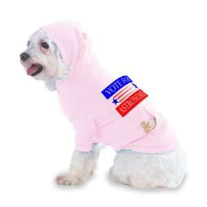 VOTE FOR ASTRONOMER Hooded (Hoody) T Shirt with pocket for your Dog or 