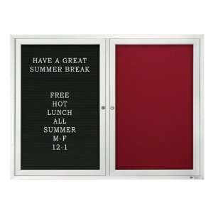  United Visual Products Indoor Enclosed Combo Board (72 W 